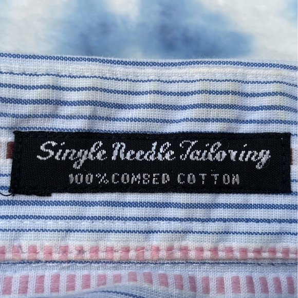 Vintage Single Needle Tailoring Beverly Hills Polo Club 100% Combed Cotton Shirt - Picture 9 of 13